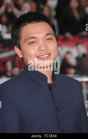 LOS ANGELES, CA. 06 juin 2007 : Shaobo Qin à la première nord-américaine de "Ocean's Thirteen" au Grauman's Chinese Theatre, à Hollywood. © 2007 Paul Smith / Featureflash Banque D'Images