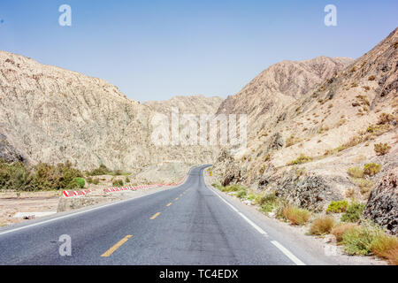 Gobi Qinghai Highway Banque D'Images