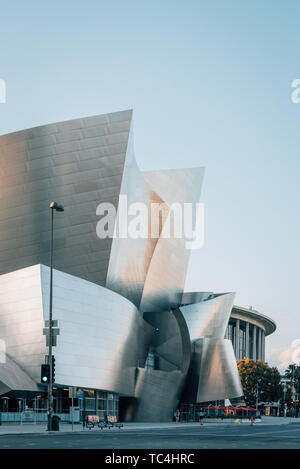 Le Walt Disney Concert Hall dans le centre-ville de Los Angeles, Californie Banque D'Images