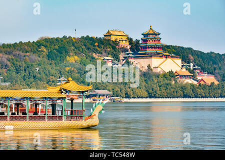 Palais d'été paysage lac Kunming Banque D'Images