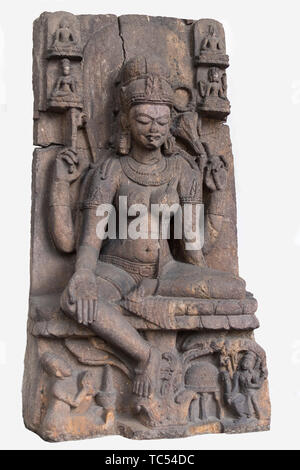 Tara est connu sous le nom de Jetsun Dölma dans le Bouddhisme Tibétain, est une figure importante dans le Bouddhisme. Elle apparaît sous la forme d'un bodhisattva féminin dans le Bouddhisme Mahayana, et un Banque D'Images