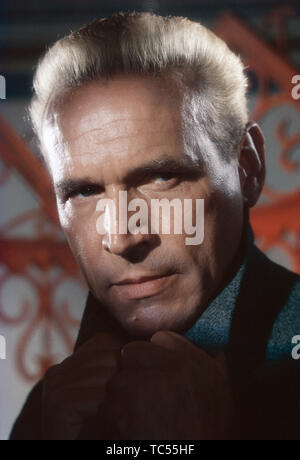 Wolfgang Preiss, acteurs et actrices, Synchronsprecher deutscher und Deutschland ca. 1961. L'acteur et comédien de doublage allemand Wolfgang Preiss, Allemagne ca. 1961. Banque D'Images