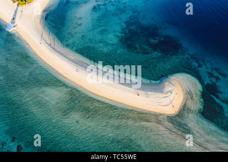 Bon Bon incroyable plage sur l'île notamment, Philippines Banque D'Images
