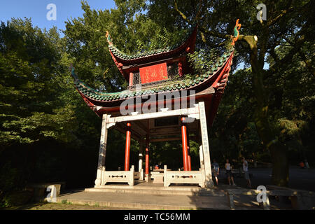 La fin de l'amour, Pavillon de montagne Yuelu, Changsha Banque D'Images