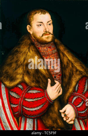 Lucas Cranach le Vieux, Joachim II Hector de Brandebourg, 1505-1571, portrait, 1529 Banque D'Images