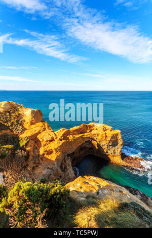 Seascape,paysage et skyline de Great Ocean Road, l'Australie Banque D'Images