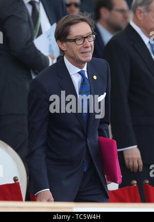 L'ambassadeur allemand au Royaume-Uni, Peter Wittig, pendant les commémorations du 75e anniversaire du débarquement à Southsea Common à Portsmouth. Banque D'Images