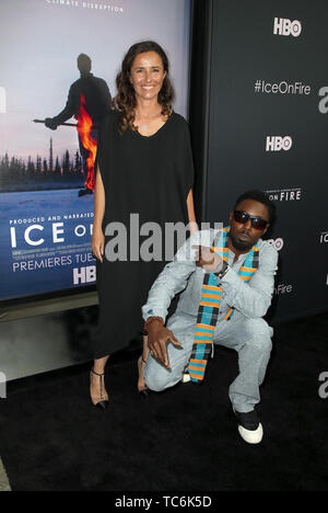 Los Angeles, Californie, USA. Le 05 juin, 2019. Leila Conners, Ietef Vita, assiste à la première de la chaîne HBO's 'Ice On Fire' au LACMA sur Juin 05, 2019 à Los Angeles, Californie. Credit : Faye Sadou/media/Alamy Punch Live News Banque D'Images