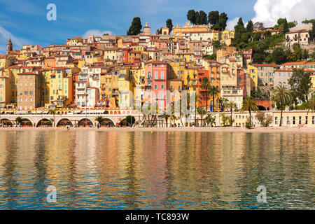 Menton, Côte d'Azur, France Banque D'Images