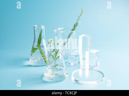 Matériel souvent utilisé dans la recherche médicale et des expériences chimiques Banque D'Images