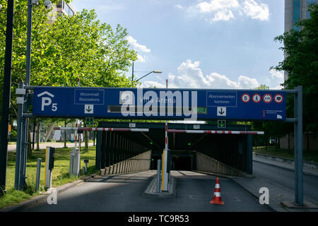 Villa Arena Bijlmer Parking au Amsterdam Pays-Bas 2019 Banque D'Images