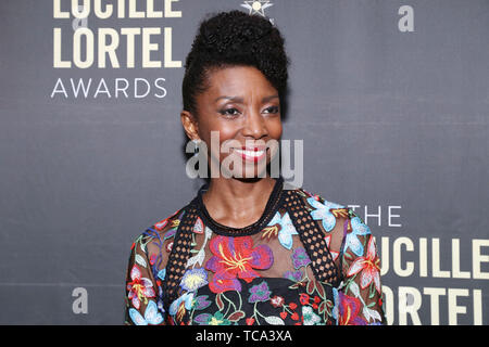 2019 Lucille Lortel Awards, célébrer le meilleur de Broadway, qui s'est tenue à la NYU Skirball Center - Arrivées. Avec : Sharon Washington où : New York, New York, United States Quand : 06 mai 2019 Crédit : Joseph Marzullo/WENN.com Banque D'Images