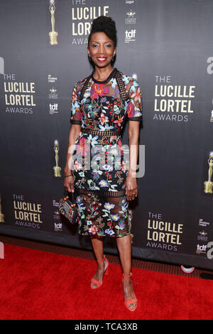 2019 Lucille Lortel Awards, célébrer le meilleur de Broadway, qui s'est tenue à la NYU Skirball Center - Arrivées. Avec : Sharon Washington où : New York, New York, United States Quand : 06 mai 2019 Crédit : Joseph Marzullo/WENN.com Banque D'Images