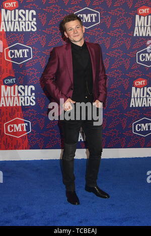 5 juin 2019 - Nashville, TN, États-Unis - 5 juin 2019 - Nashville, Tennessee - Cash Campbell. 2019 CMT Music Awards organisés à Bridgestone Arena. Crédit photo : Dara-Michelle Farr/AdMedia (crédit image : © Dara-Michelle Farr/AdMedia) Banque D'Images
