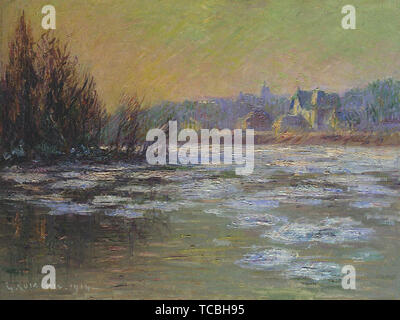 Gustave Loiseau - Ice Oise db4977 DB2269 1914 Banque D'Images