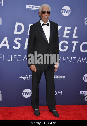 Los Angeles, USA. 06 Juin, 2019. Morgan Freeman 015 assiste à l'American Film Institute's 47e Gala Prix Hommage à Denzel Washington au Dolby Theatre Le 6 juin 2019 à Hollywood, Californie Crédit : Tsuni/USA/Alamy Live News Banque D'Images