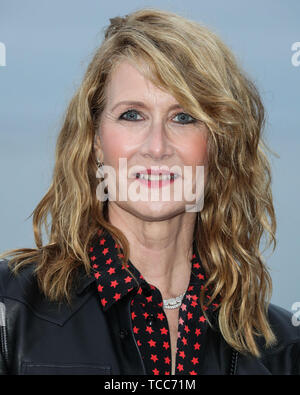 MALIBU, LOS ANGELES, CALIFORNIE, USA - JUIN 06 : L'actrice Laura Dern arrive à la Saint Laurent Mens Spring Summer 20 Show qui a eu lieu à Paradise Cove Beach le 6 juin 2019 à Malibu, Los Angeles, Californie, États-Unis. (Photo par Xavier Collin/Image Press Office) Banque D'Images