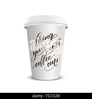 Apportez votre propre tasse de café Illustration de Vecteur