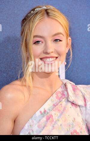 Sydney Sweeney participant à la chaîne HBO série TV "euphorie" au Dôme de Cinerama, le 4 juin 2019 à Los Angeles, Californie Banque D'Images