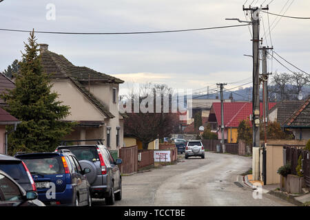 Sokolovce village près de Hlohovec, Slovaquie Banque D'Images