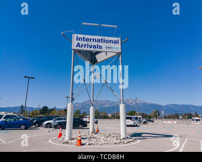 Los Angeles, APR 10 : Vue extérieure de l'aéroport international de l'Ontario on APR 10, 2019 à Los Angeles, Californie Banque D'Images