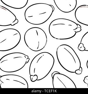 Vecteur de ricin sur fond blanc Illustration de Vecteur