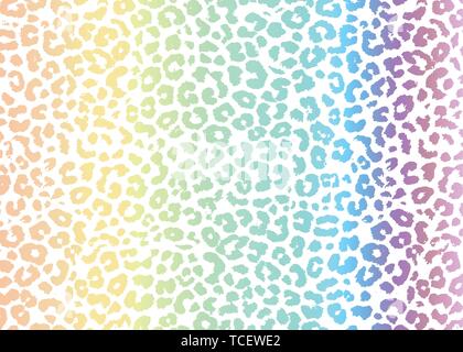 Peau de Léopard rouge design pattern. Leopard print vector illustration arrière-plan. La peau de fourrure de la faune illustration design pour l'impression, le web, décoration, Illustration de Vecteur