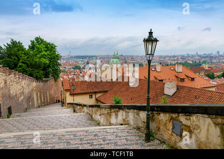Vue sur la ville de Prague République tchèque Banque D'Images