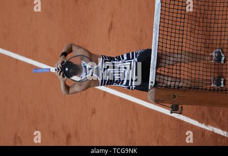 Paris, France. Le 08 juin, 2019. PARIS, SI - 08.06.2019 : ROLAND GARROS 2019 - Ashleigh Barty (AUS) dans le match final valide pour le tournoi de Roland Garros 2019 s'est tenue à Paris, France. (Photo : André Chaco/Fotoarena) Crédit : Foto Arena LTDA/Alamy Live News Banque D'Images