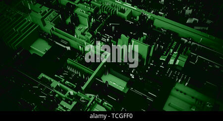 L'électronique et de l'industrie des semi-conducteurs comme une entreprise de l'avenir Banque D'Images