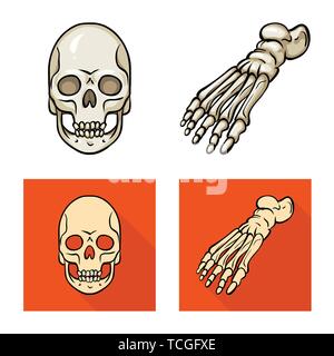 Crâne,foot,la mort,la cheville,sain,monster,le mal,la podologie,horreur,avant-pied,tattoo,panneaux,head,les pieds plats,eye,circulation,l'enfer,dommage,les dents,médecine,clinique,biologie,médical,os,,squelette anatomie,des,organes,,set,icône,,illustration,collection,isolé,design,graphisme,élément,signe, vecteurs vecteur , Illustration de Vecteur