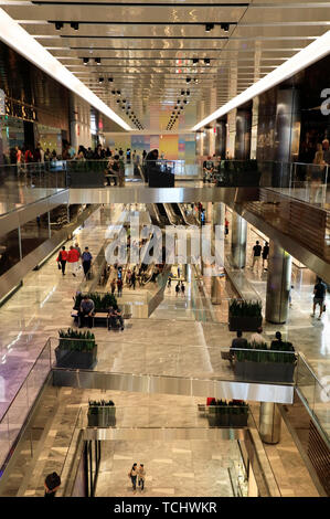 Vue intérieure de Hudson Yards shopping mall.Manhattan.New York City.USA Banque D'Images