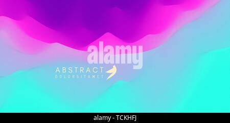 Résumé fond avec effet dynamique. Poster design créatif avec des gradients. Vector Illustration pour la publicité, le marketing, la présentation. Illustration de Vecteur