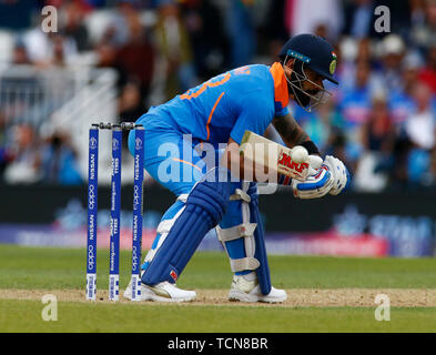 Londres, Royaume-Uni. 09Th Juin, 2019. Londres, Angleterre. 09 juin : Virat Kohli en Inde pendant la Coupe du Monde de Cricket ICC entre l'Inde et l'Australie à l'Oval Stadium le 09 juin 2019 à Londres, en Angleterre. Action Crédit : Foto Sport/Alamy Live News Banque D'Images