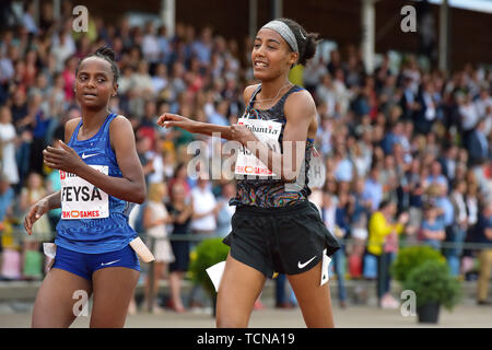 Hengelo, Pays-Bas. 09Th Juin, 2019. HENGELO, 09-06-2019, Hassan, au cours de la finale 5000 m de la FBK Games : Crédit Photos Pro/Alamy Live News Banque D'Images