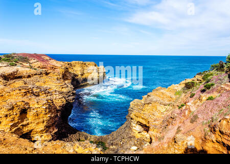 Seascape,paysage et skyline de Great Ocean Road, l'Australie Banque D'Images