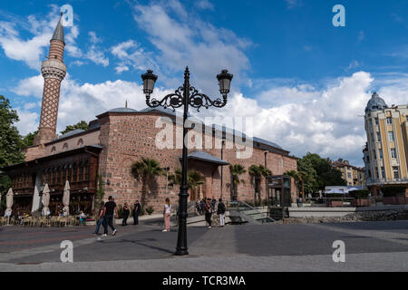 Plovdiv, Bulgarie - 6 mai, 2019 : Mosquée Djumaya ou Grande Mosquée, est un monument architectural précieux à Plovdiv qui donne une idée de l'ancien établissement Banque D'Images