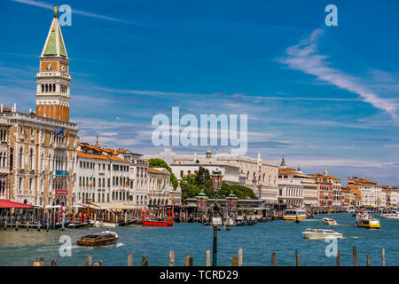 Venise, Italie - 26 MAI 2019 : voir à Venise, Italie. On estime que 25 millions de touristes visitent chaque année Venise. Banque D'Images