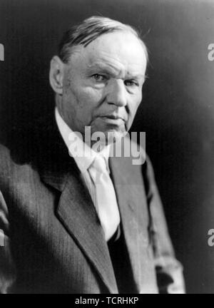 Clarence Seward Darrow (1857 - 1938) avocat américain qui est devenu célèbre au début du xxe siècle pour son implication dans le procès pour meurtre Leopold et Loeb Banque D'Images