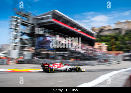 Monte Carlo / Monaco - 23/05/2019 - # 99 Antonio Giovinazzi (ITA, Alfa Romeo, C38) au cours du PC2 d'avance sur le Grand Prix de Monaco 2019 Banque D'Images