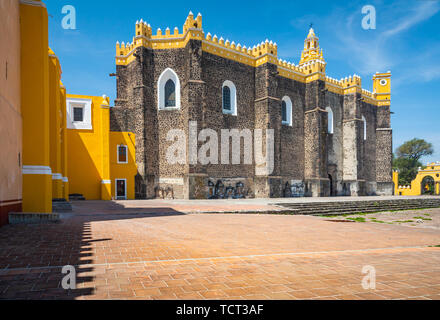 Convento Franciscano de San Gabriel arcángel (couvent de San Gabriel) est une église et couvent d'Cholula, Puebla, Mexique. Banque D'Images