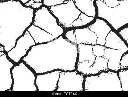 Grunge noir et blanc. Superposition de détresse de texture. Résumé La poussière de surface rugueuse et mur sale concept d'arrière-plan. Illustration de détresse placez simplement vo Illustration de Vecteur