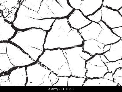 Grunge noir et blanc. Superposition de détresse de texture. Résumé La poussière de surface rugueuse et mur sale concept d'arrière-plan. Illustration de détresse placez simplement vo Illustration de Vecteur