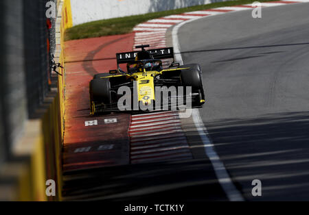 Montréal, Canada. 09Th Juin, 2019. Sport Automobile : Championnat du Monde de Formule 1 de la FIA 2019, Grand Prix du Canada, # 3 Daniel Ricciardo (AUS, Renault F1 Team), 09.06.2019 | Conditions de crédit dans le monde entier : dpa/Alamy Live News Banque D'Images