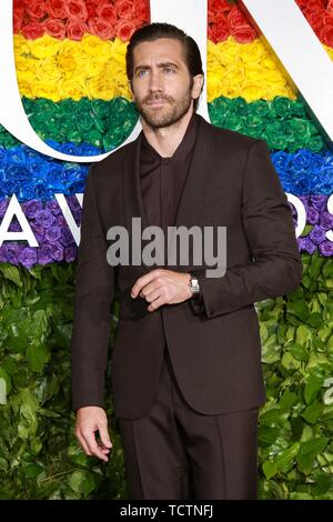 New York, USA. 9 juin, 2019. Jake Gyllenhaal aux arrivées pour la 73e Assemblée Annuelle des Tony Awards, le Radio City Music Hall, du Rockefeller Center, New York, NY Le 9 juin 2019. Crédit : Jason Mendez/Everett Collection/Alamy Live News Banque D'Images