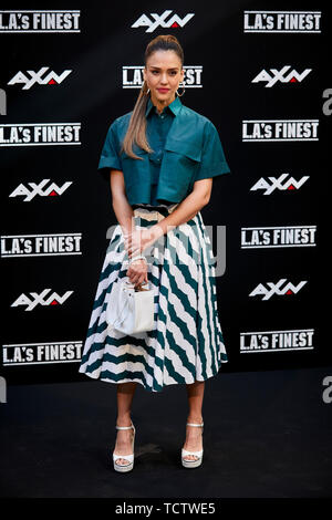 Madrid, Espagne. 10 Juin, 2019. Jessica Alba s'occupe de L.A.'s Finest photocall à Villamagna Hotel à Madrid, Espagne. Credit : SOPA/Alamy Images Limited Live News Banque D'Images