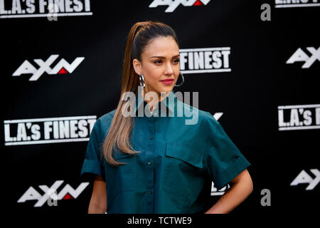 Madrid, Espagne. 10 Juin, 2019. Jessica Alba s'occupe de L.A.'s Finest photocall à Villamagna Hotel à Madrid, Espagne. Credit : SOPA/Alamy Images Limited Live News Banque D'Images