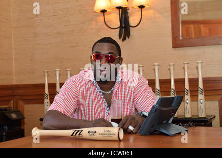 Punta Cana, République dominicaine. 14 Décembre, 2013. PUNTA CANA, RÉPUBLIQUE DOMINICAINE - Décembre 13 : Alex Rodriguez des Yankees de New York et de la petite amie, Torrie Wilson, à la 6e Conférence David Ortiz Celebrity Golf Classic Powered By FUSEt le 13 décembre 2013 à Punta Cana, République dominicaine. People : David Ortiz Credit : tempêtes Media Group/Alamy Live News Banque D'Images