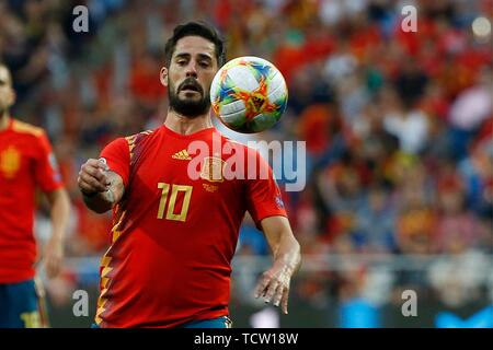 Au cours de la CITP MATCH QUALIFICATIF DU CHAMPIONNAT D'EUROPE DE L'ESPAGNE CONTRE LA SUÈDE. MADRID, 10 juin. Credit : CORDON PRESS/Alamy Live News Banque D'Images