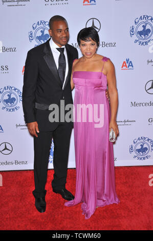 LOS ANGELES, CA. 25 octobre 2008 : Tisha Campbell-Martin & mari Duane Martin au Carousel of Hope Ball 2008 au Beverly Hilton Hotel, Beverly Hills, CA. © 2008 Paul Smith / Featureflash Banque D'Images